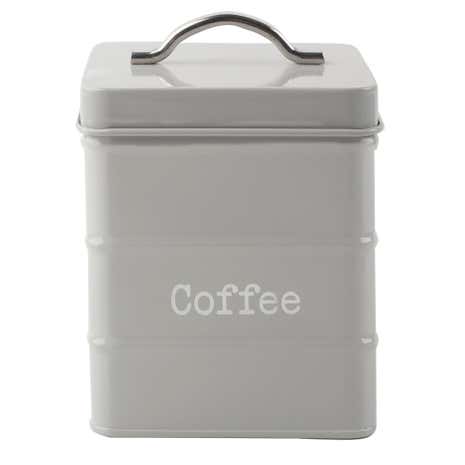 Housekeeper Grey Coffee Canister