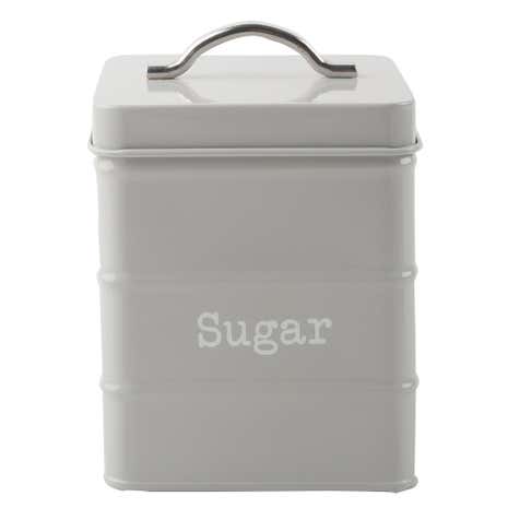 Housekeeper Grey Sugar Canister