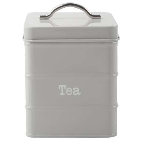 Housekeeper Grey Tea Canister
