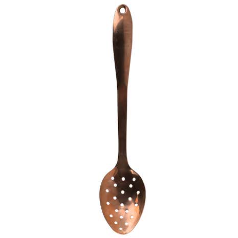 The Kitchen Copper Slotted Spoon