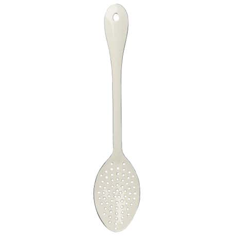 The Kitchen Enamel Slotted Spoon