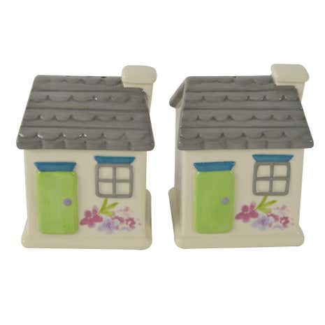 Cottage Salt and Pepper Shakers