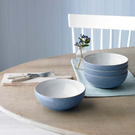 Denby Elements Blue Cereal Bowl