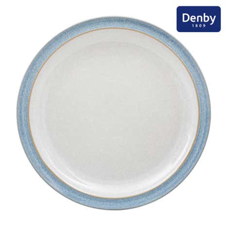 Denby Elements Blue Dinner Plate Blue