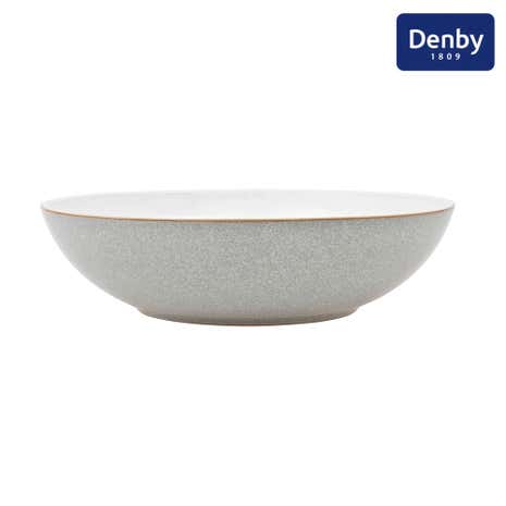 Denby Elements Grey Serving Bowl
