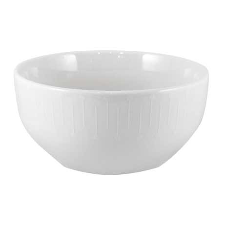 Elements Decal White Bowl