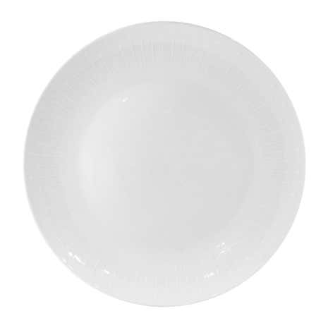 Elements Decal White Dinner Plate