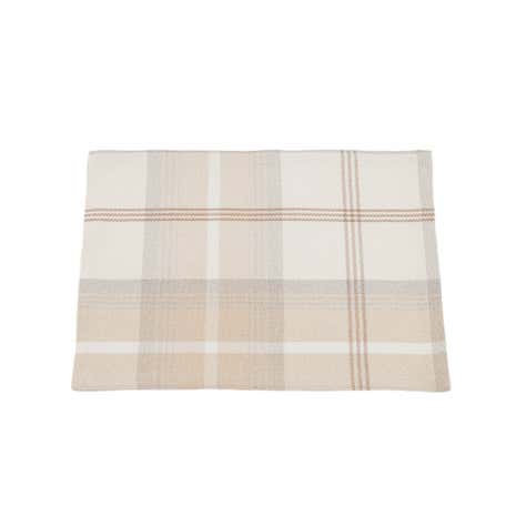 Highland Pack of 2 Natural Check Placemats