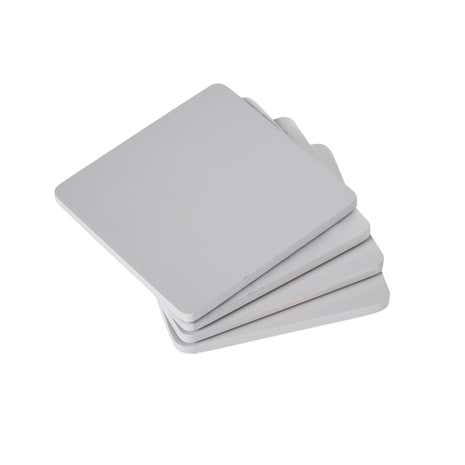 Pack of 4 Grey Wood Coasters