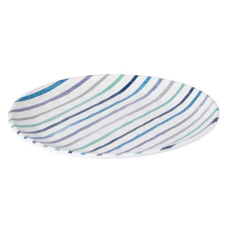 Scattered Flowers Stripe Side Plate