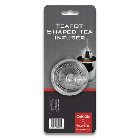 Cafe Ole Teapot Shaped Tea Infuser