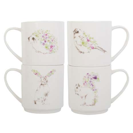 Woodland Animals Stacking Mugs