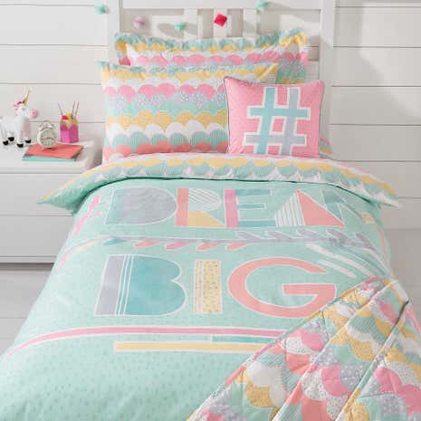 Dream Big Duvet Cover and Pillowcase Set