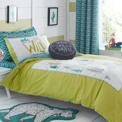 Adventurer Single Duvet Cover and Pillowcase Set