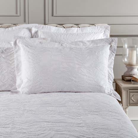 Dorma Fern White Oxford Pillowcase