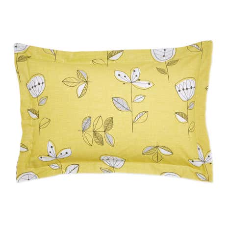 Elements Sunflower Yellow Oxford Pillowcase