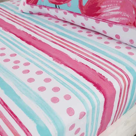 Flamingo Fever Fitted Sheet