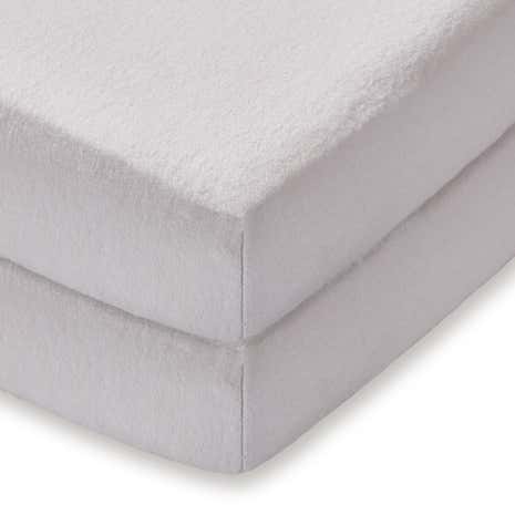 Kids Pair of Fitted 100% Cotton Flannelette Cot Sheet