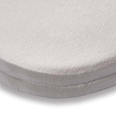 Flannelette Grey Moses Basket Sheet Pair