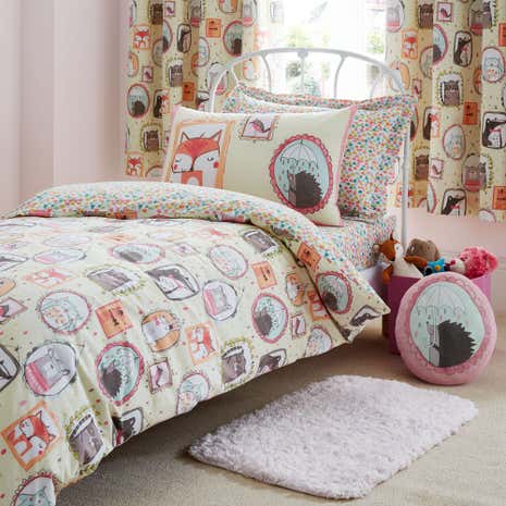 Forest Family Blackout Eyelet Curtains