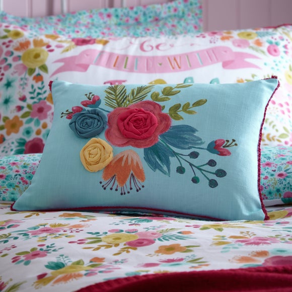 Friends and Flowers Cushion