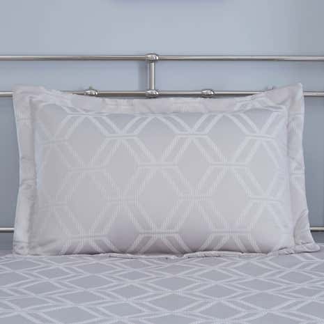 Geo Jacquard Grey Pillowsham