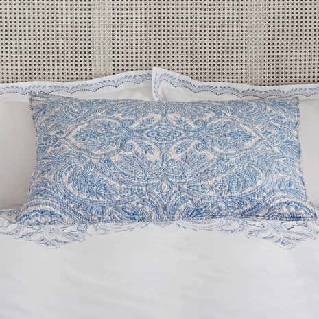 Taji Blue Pillow Sham