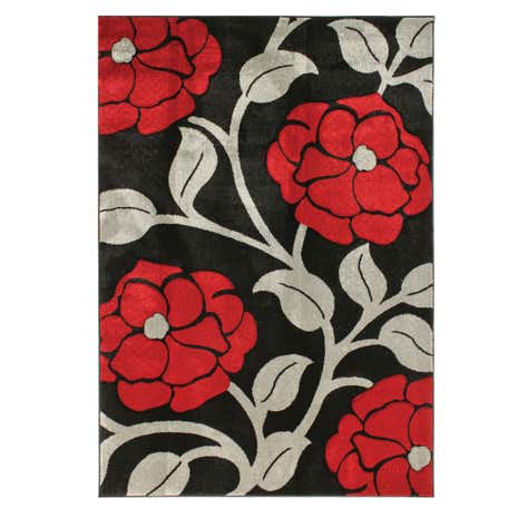 Red Floret Rug