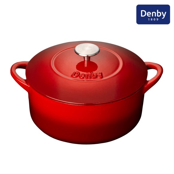 Denby Red 24cm Round Casserole