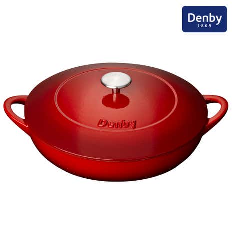 Denby Red 28cm Shallow Casserole
