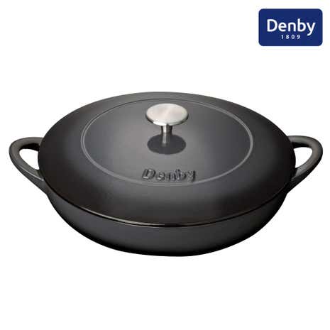 Denby Grey 30cm Shallow Casserole