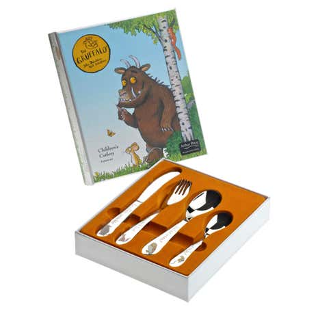 Arthur Price Gruffalo Children' 4 Pieces Cutlery Set