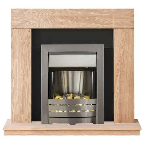 Malmo Steel and Oak Electric Suite