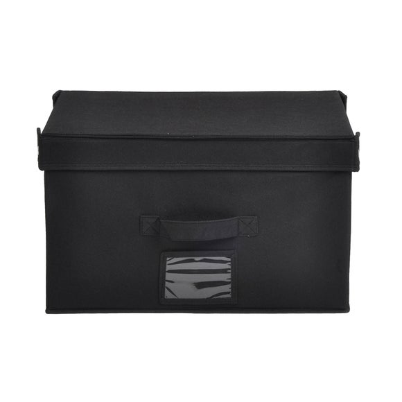 Small Black Storage Box