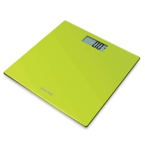 Salter Lime Glass Bathroom Scale