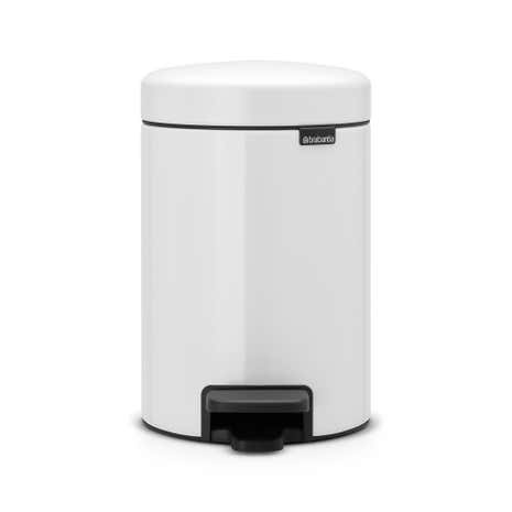 Brabantia NewIcon White 3-Litre Pedal Bin