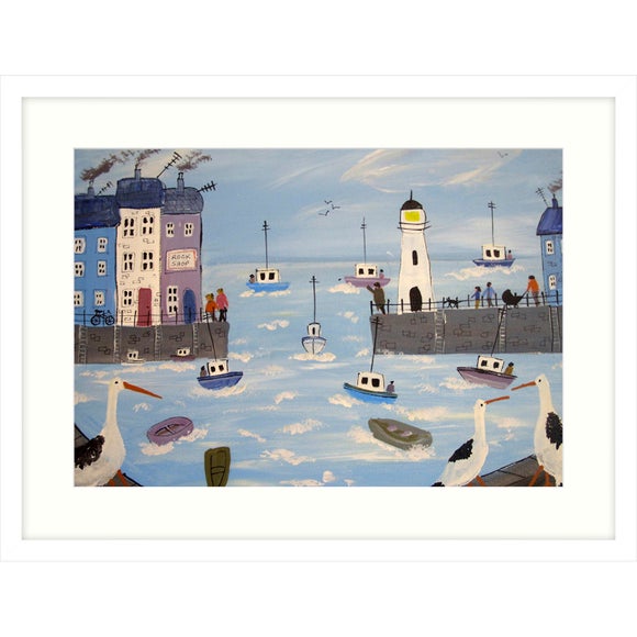 When the Boat Comes In Framed Print