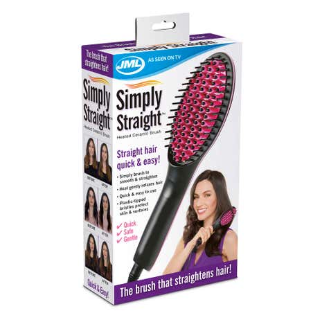JML Simply Straight Heated Ceramic Brush