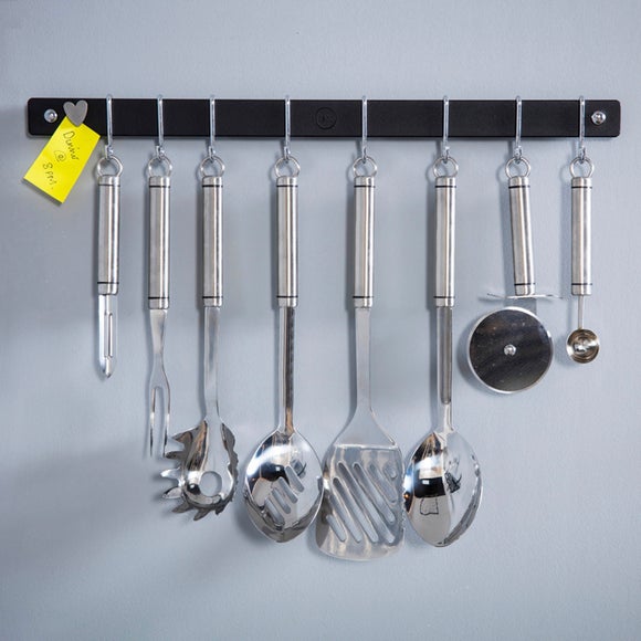 Hahn Metro Black 51cm Wall Rail