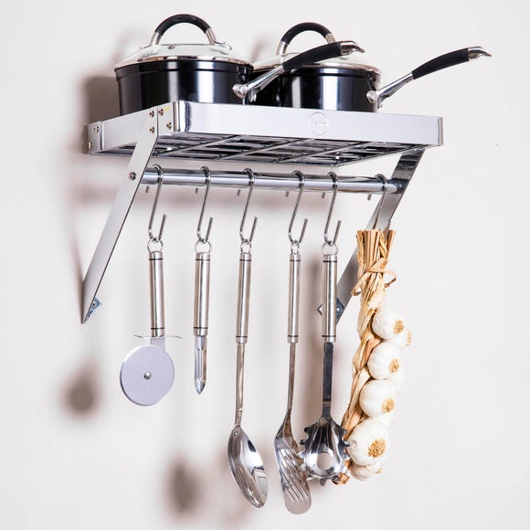 Hahn Metro Chrome Wall Rack