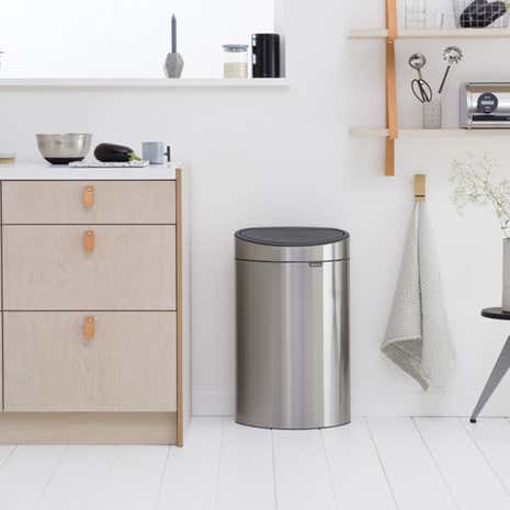 Brabantia Matt Steel 40 litre Touch Bin