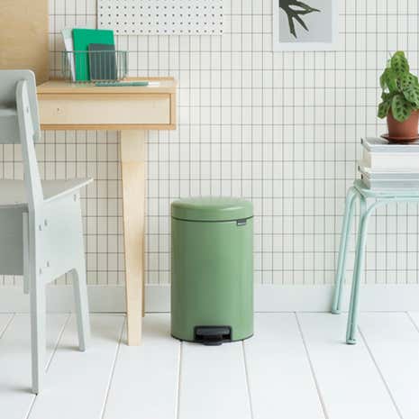 Brabantia NewIcon 12 Litre Moss Green Pedal Bin
