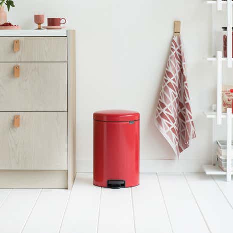 Brabantia NewIcon 20 Litre Red Pedal Bin