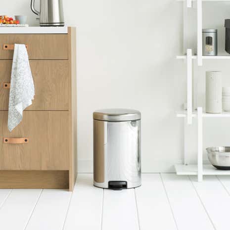 Brabantia NewIcon 20 Litre Brilliant Steel Pedal Bin
