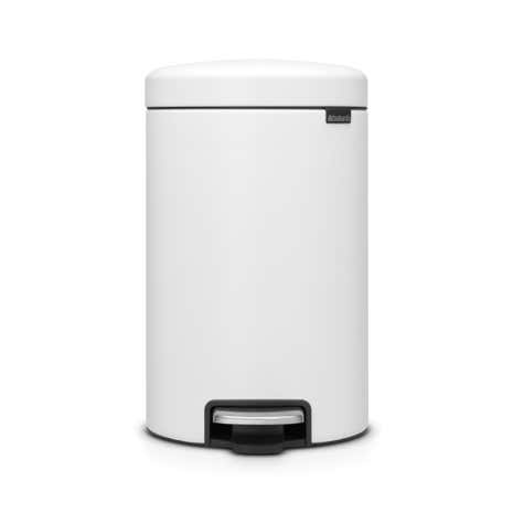 Brabantia NewIcon 12 Litre Mineral White Pedal Bin