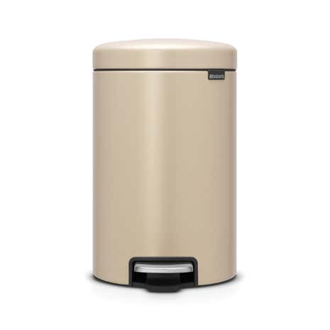 Brabantia NewIcon 12 Litre Golden Beach Pedal Bin