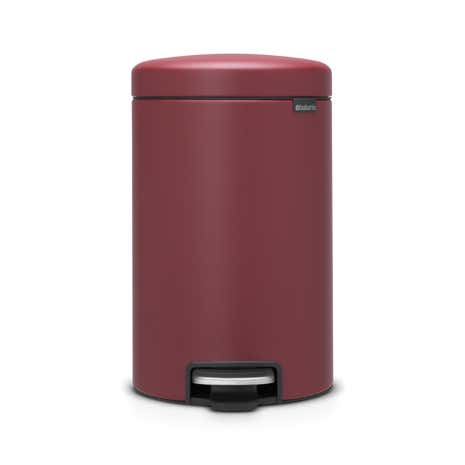 Brabantia NewIcon 12 Litre Windsor Red Pedal Bin