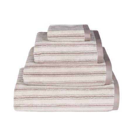 Emily Bond Natural Ticking Stripe Cotton Towel