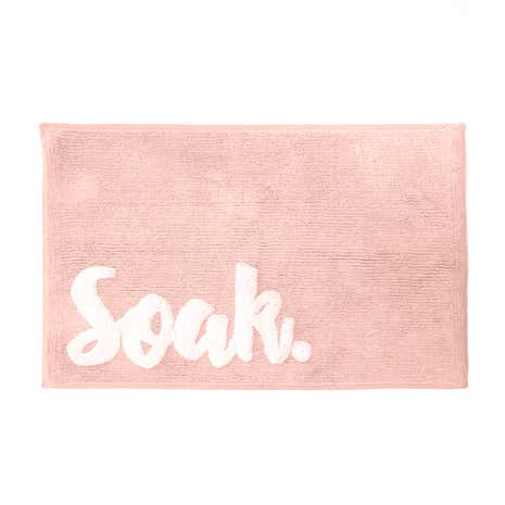 Coral Soak Bath Mat