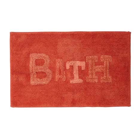 Red Bath Mat